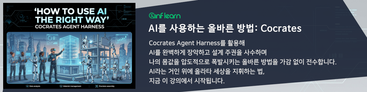 인프런 강의: AI를 사용하는 올바른 방법 — Cocrates